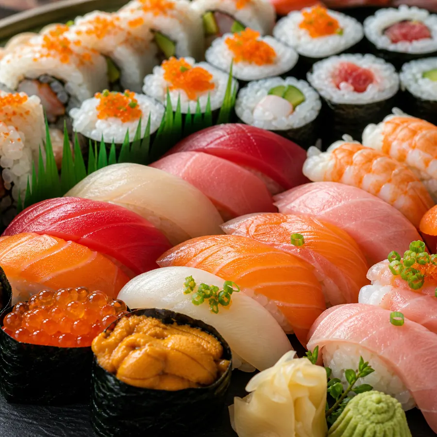 Sushi et wok